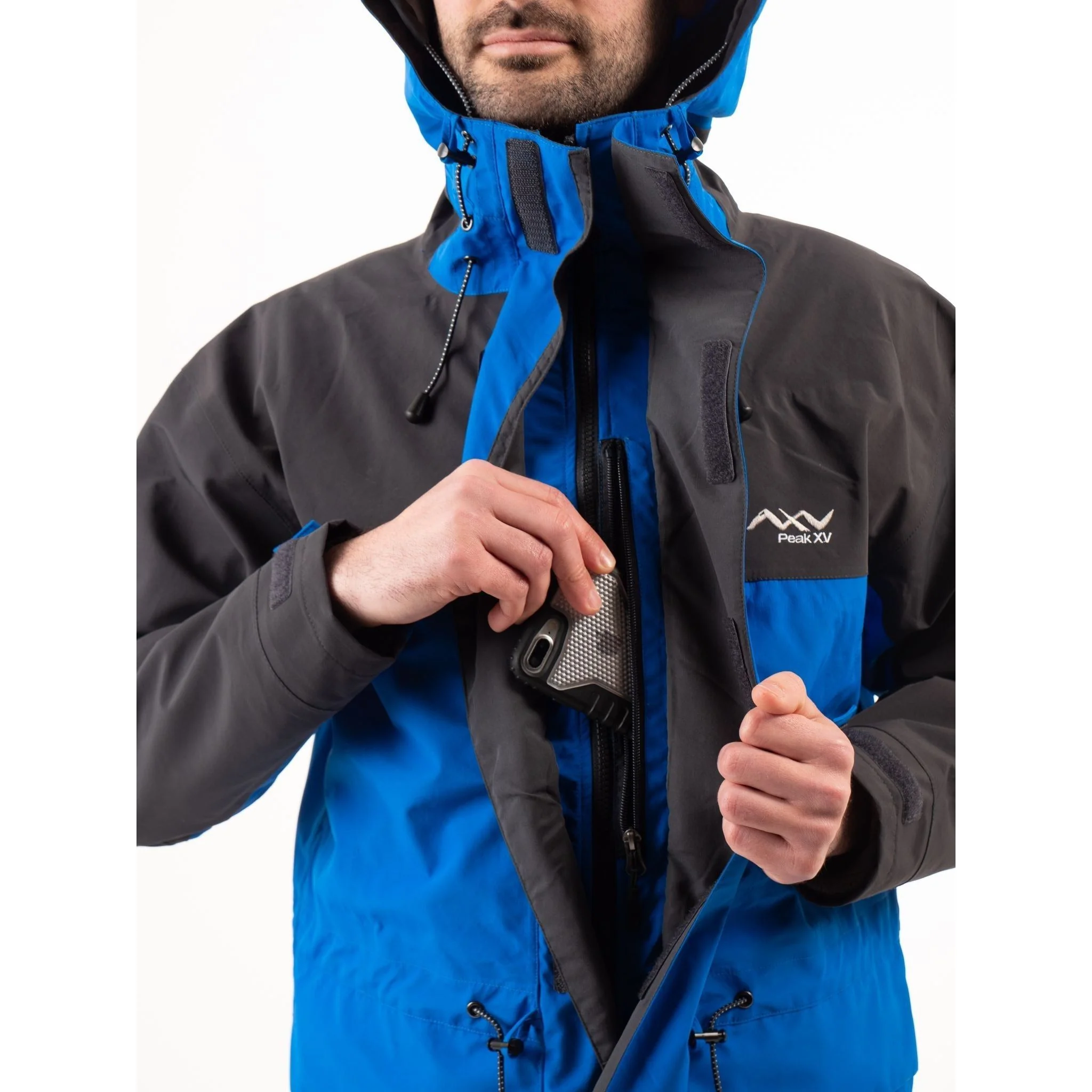 Mens Peak XV Hard Rain Jacket - Image 16
