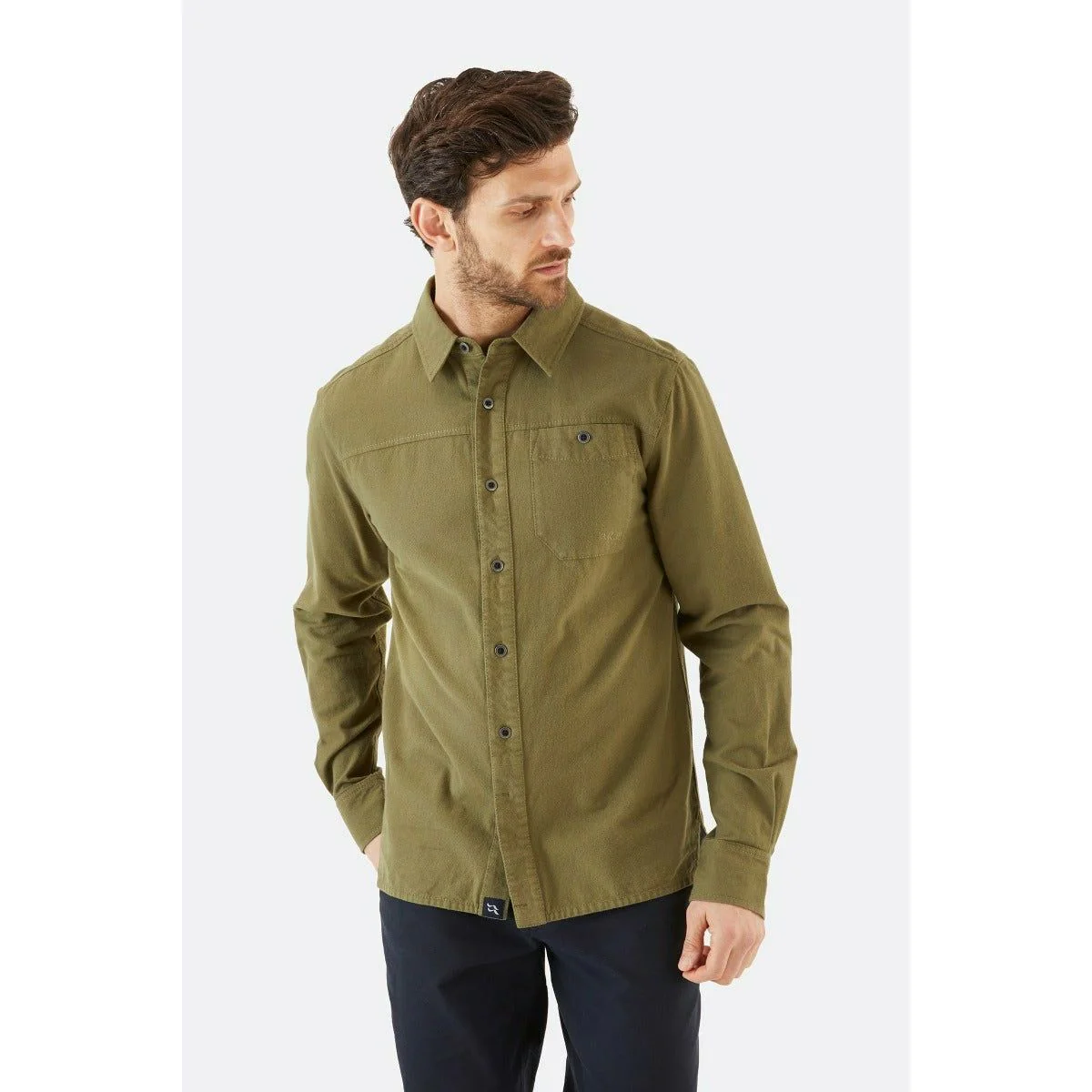 Mens Rab Boundary Brushed Cotton Shirt - Image 3