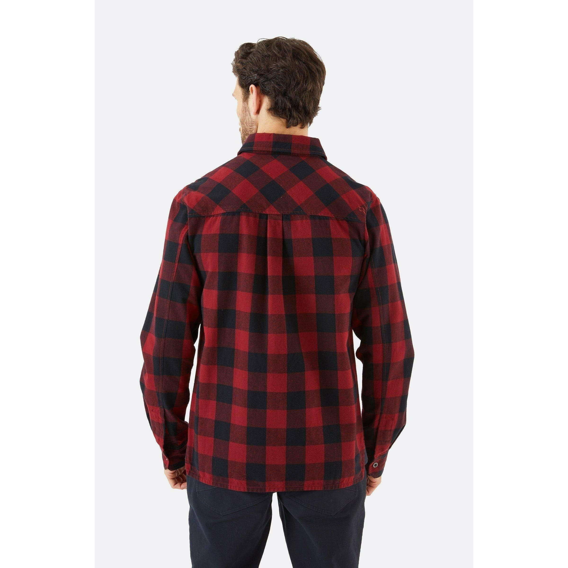 Mens Rab Boundary Brushed Cotton Shirt - Image 4