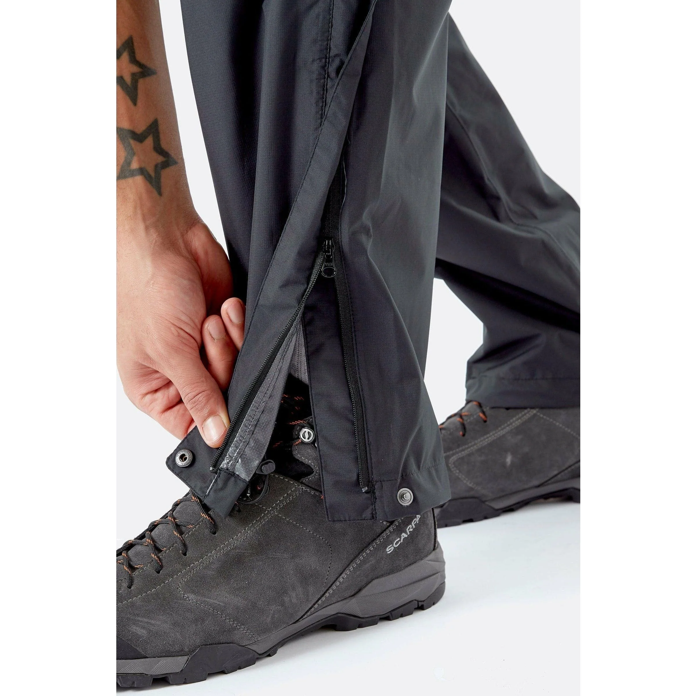 Mens Rab Downpour Eco Waterproof Overpants - Image 5