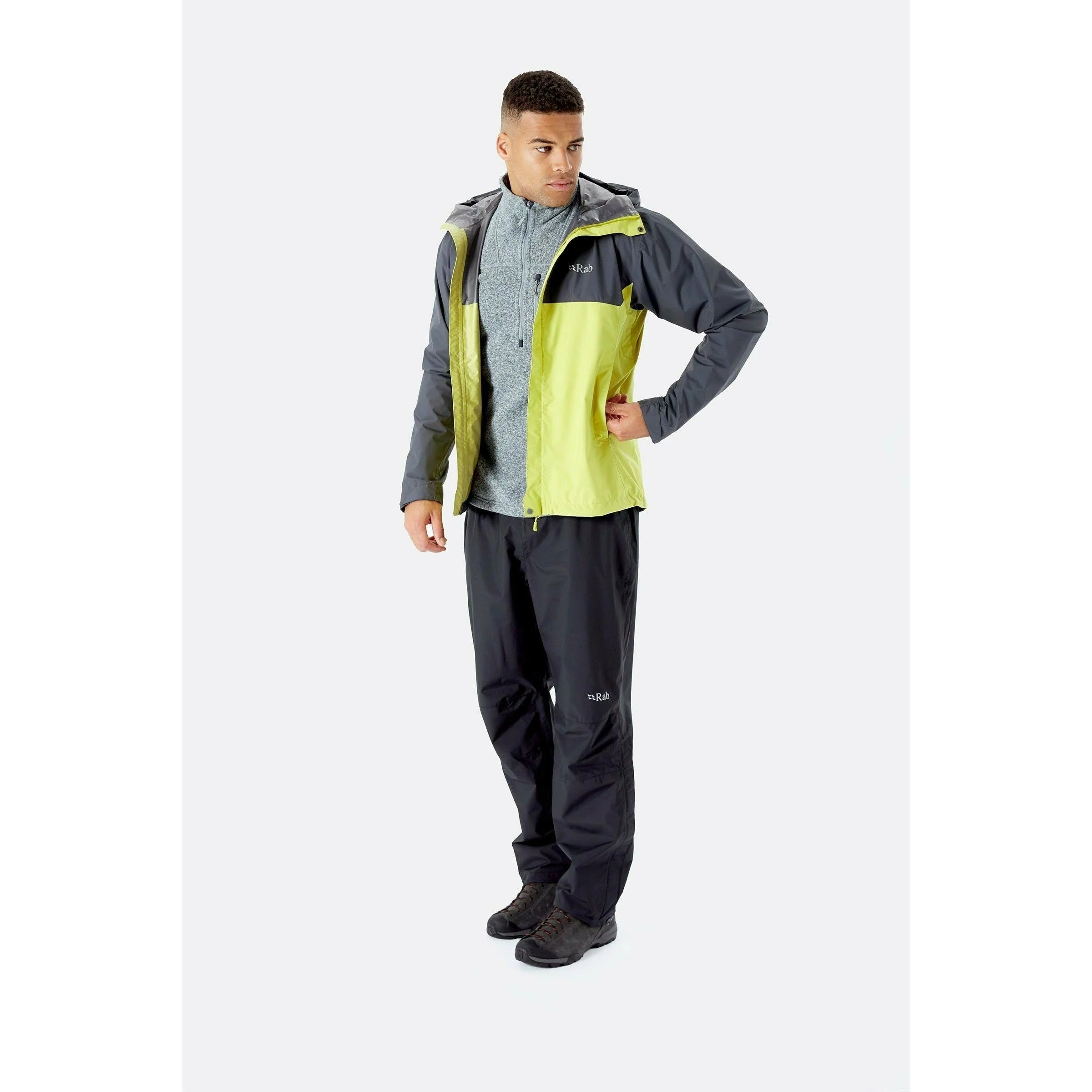 Mens Rab Downpour Eco Waterproof Overpants - Image 6